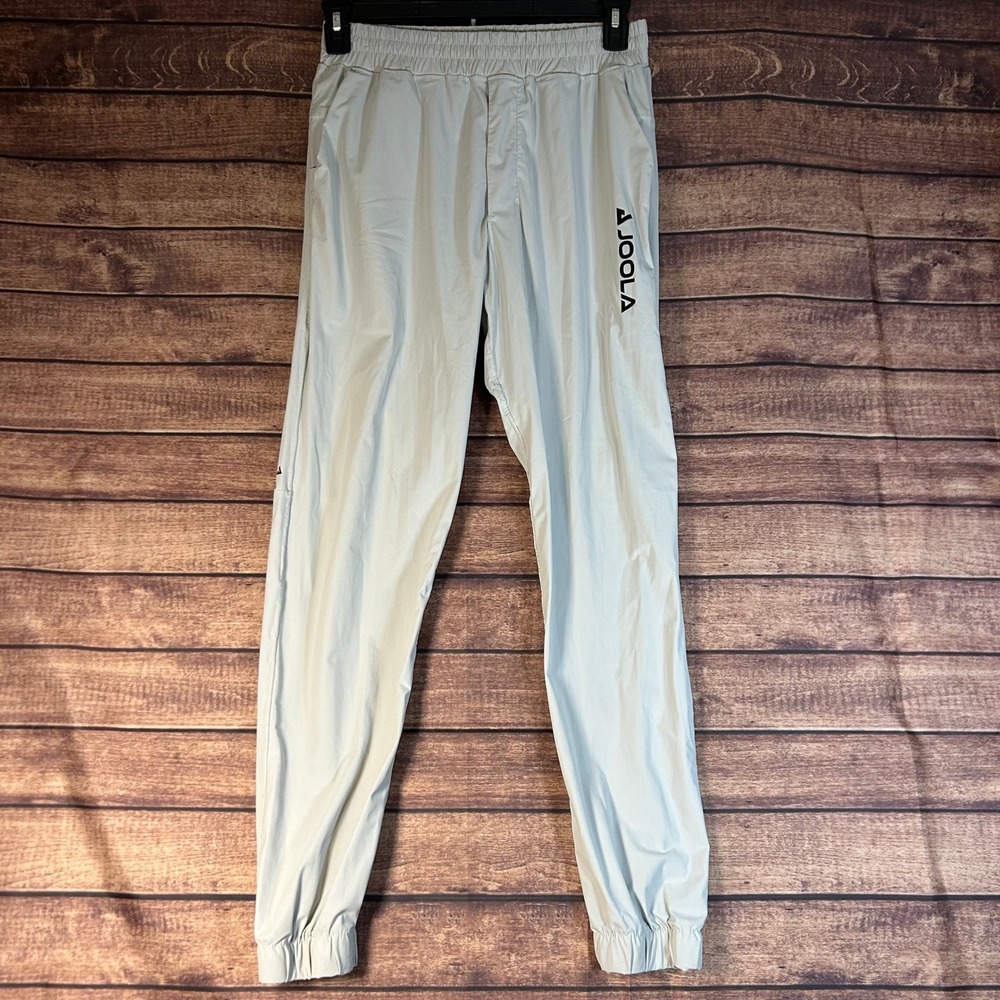 JOOLA Mens Performance Joggers Light Gray Athletic Pickleball Training Pants L